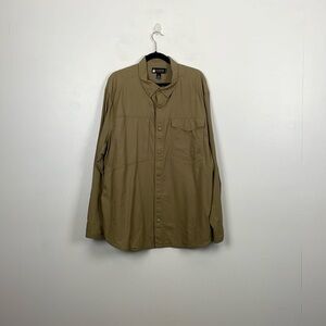 Alaskan Hardgear Mens 2XL Snap Down Long Sleeve 2 Pocket Outdoor Fishing Shirt